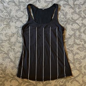Lululemon Striped Racerback Tank Top